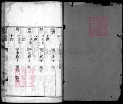 山东济宁汶上汶邑马氏族谱【004_马氏族谱 六卷[4]1404-1910
